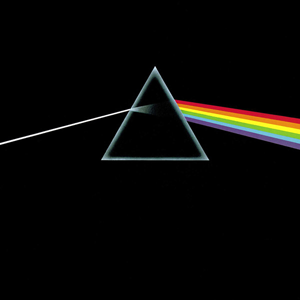 Portada usada por Pink Floyd en Dark Side of the Moon, representando el fenómeno de la creación de líneas espectrales.